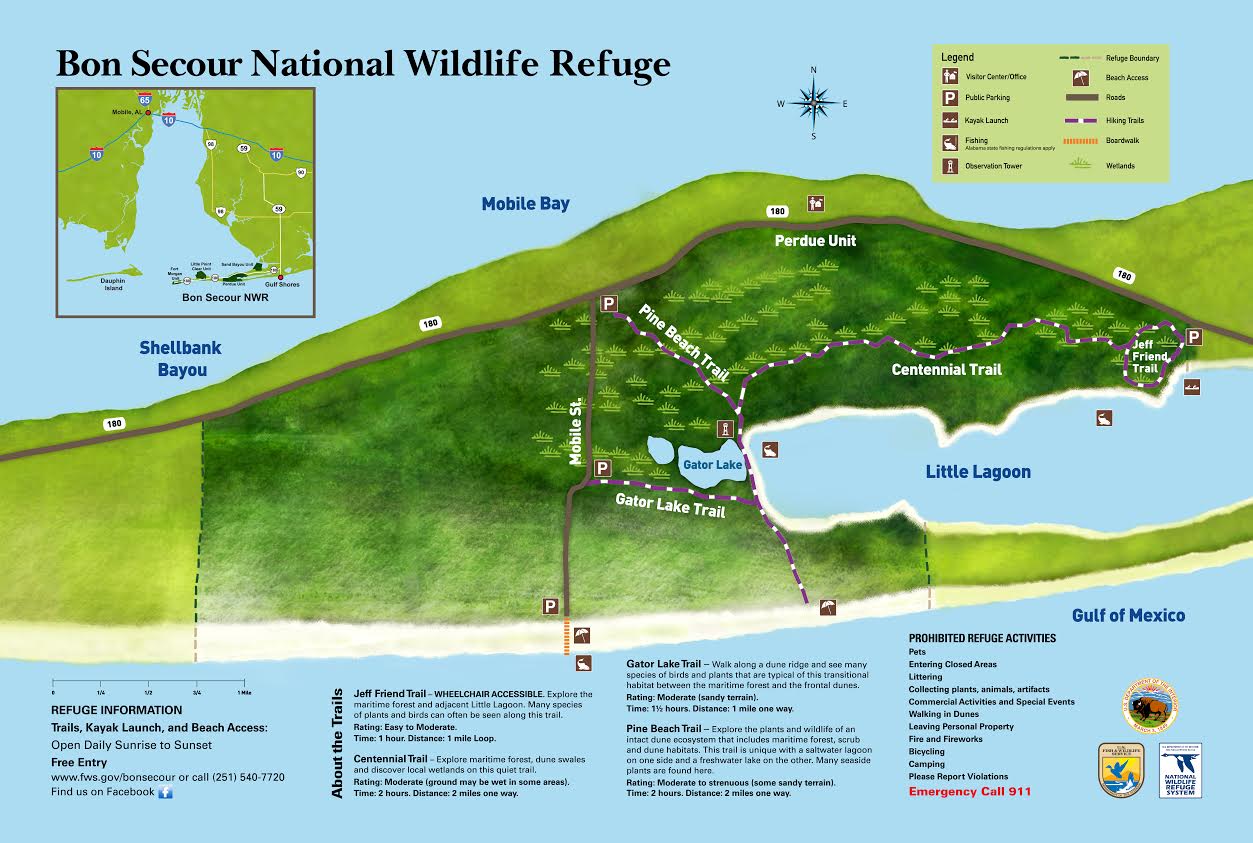 BSNWR Illustrated Trail Map FWS.gov